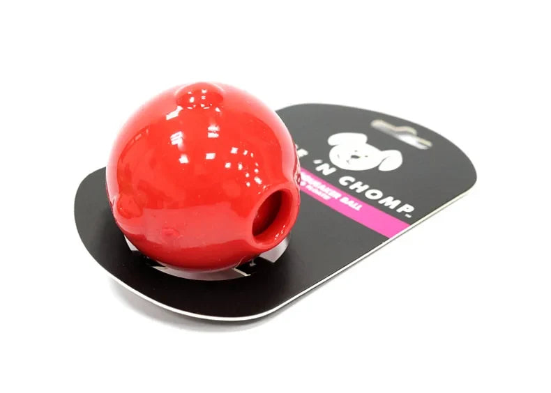 CAITEC Dog Toy Amazing Squeaker Ball Durable Floatable Springy Bite Resistant Best for Tossing Chasing Foraging Medium Large Dog