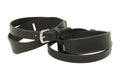 Huntley Equestrian Children's Black Leather Jodhpur Garter Straps