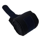 Huntley Equestrian Polo Fleece Wraps, Set of 4, Black