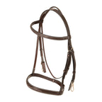 Huntley Equestrian Sedgwick Fancy Stitched Bridle with Cheek Clips and Reins