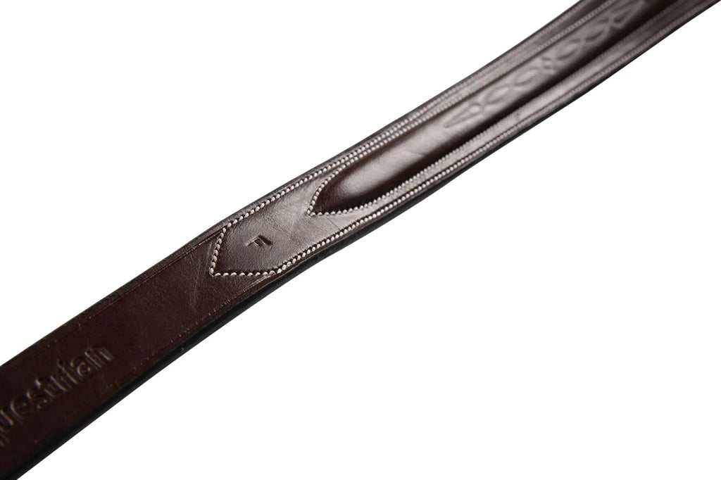 Huntley Equestrian Sedgwick Fancy Stitched Running Martingale, Cob size