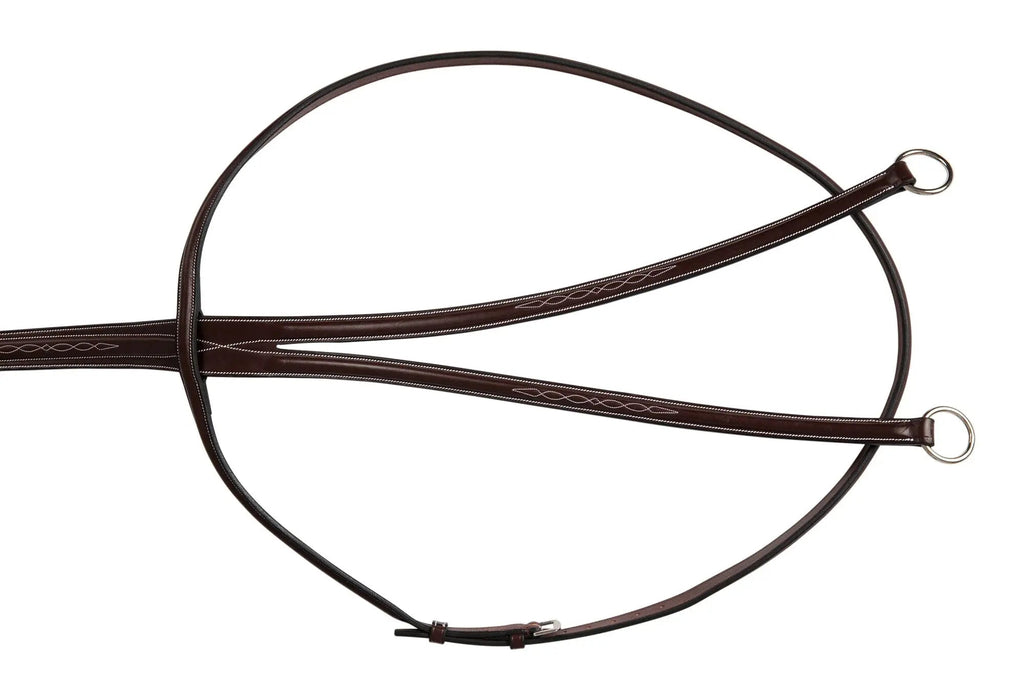 Huntley Equestrian Sedgwick Fancy Stitched Running Martingale, Full Size