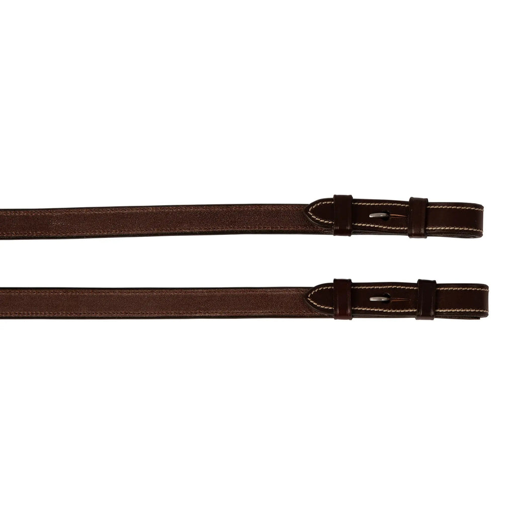 Huntley Equestrian Sedgwick Fancy Stitched Square Raised Laced Reins