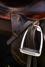 Huntley Equestrian Sedgwick Leather Flat Buckle Stirrup Leathers