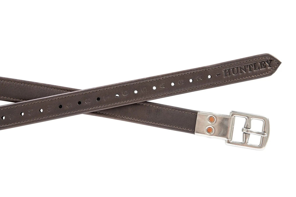 Huntley Equestrian Sedgwick Leather Flat Buckle Stirrup Leathers