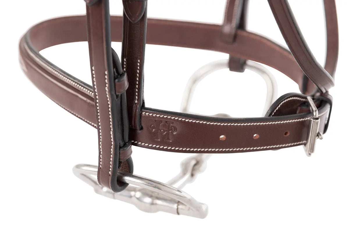 Huntley Equestrian Sedgwick Traditional Cheek Pieces