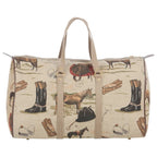 Huntley Equestrian Tapestry Duffle Bag-English Design