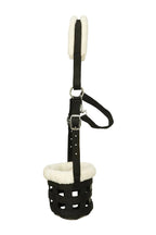 Huntley Fleece Padded Nylon Grazing Muzzle, Black