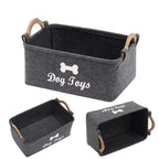Pet Toys Felt Storage Basket