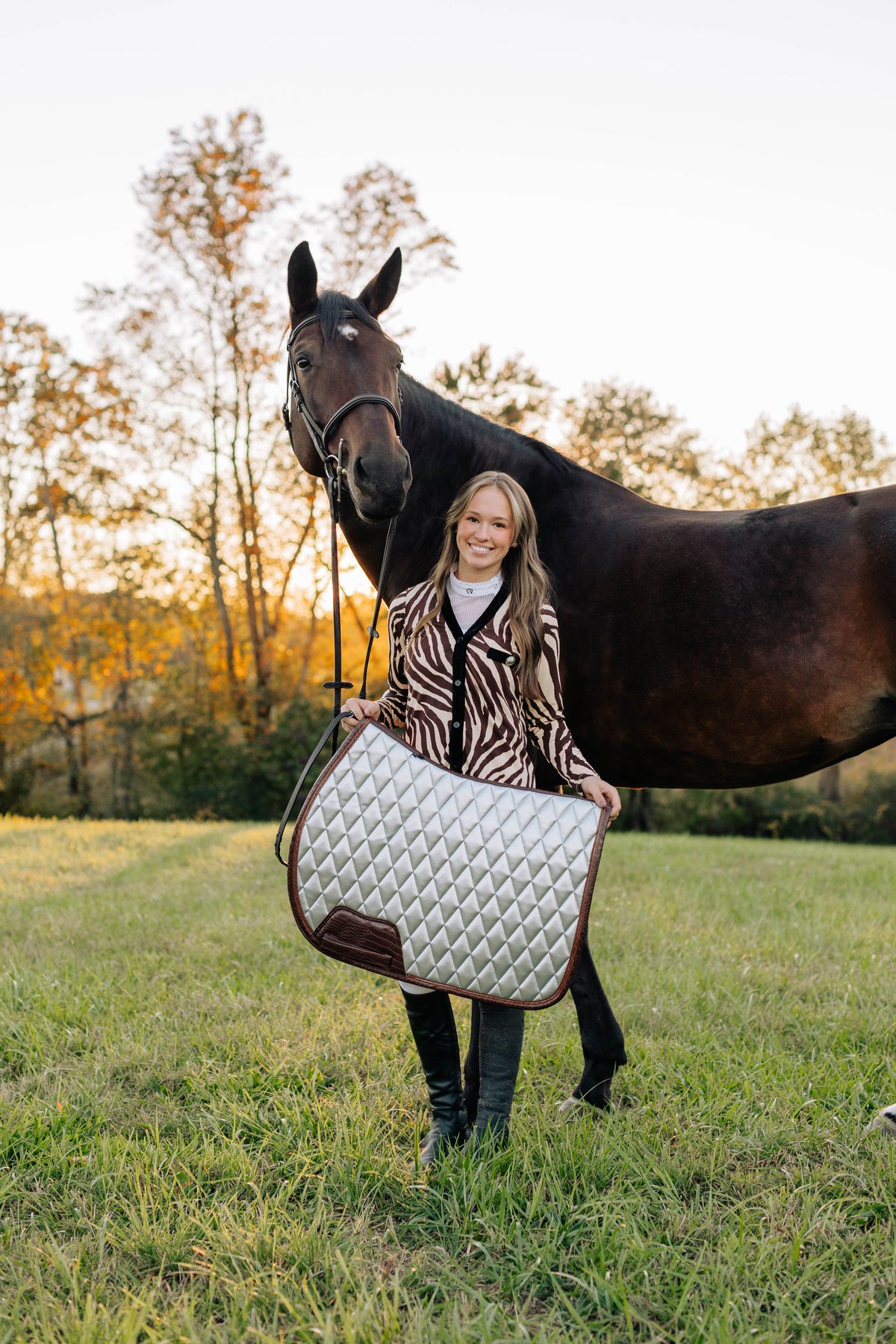 Jump Saddle Pad | Chrome