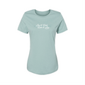 Live to Ride Tee: Sea Spray Blue (Ladies)