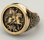 Personalized Horse Riding Retro Creative Fashion Rings