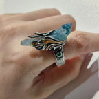 Women's Vintage Flying Bird Chinese Ancient Style Design High-grade Rings