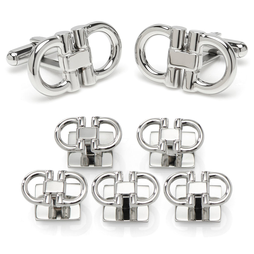 Stainless Steel Horse Bit 5-Stud Set
