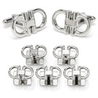 Stainless Steel Horse Bit 5-Stud Set