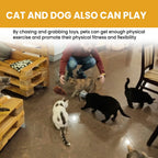 Pet Interactive Plush Mouse Toy - Realistic Squeaky Toy for Cats & Dogs, Lightweight Handheld Play Toy, Bite-Resistant Soft
