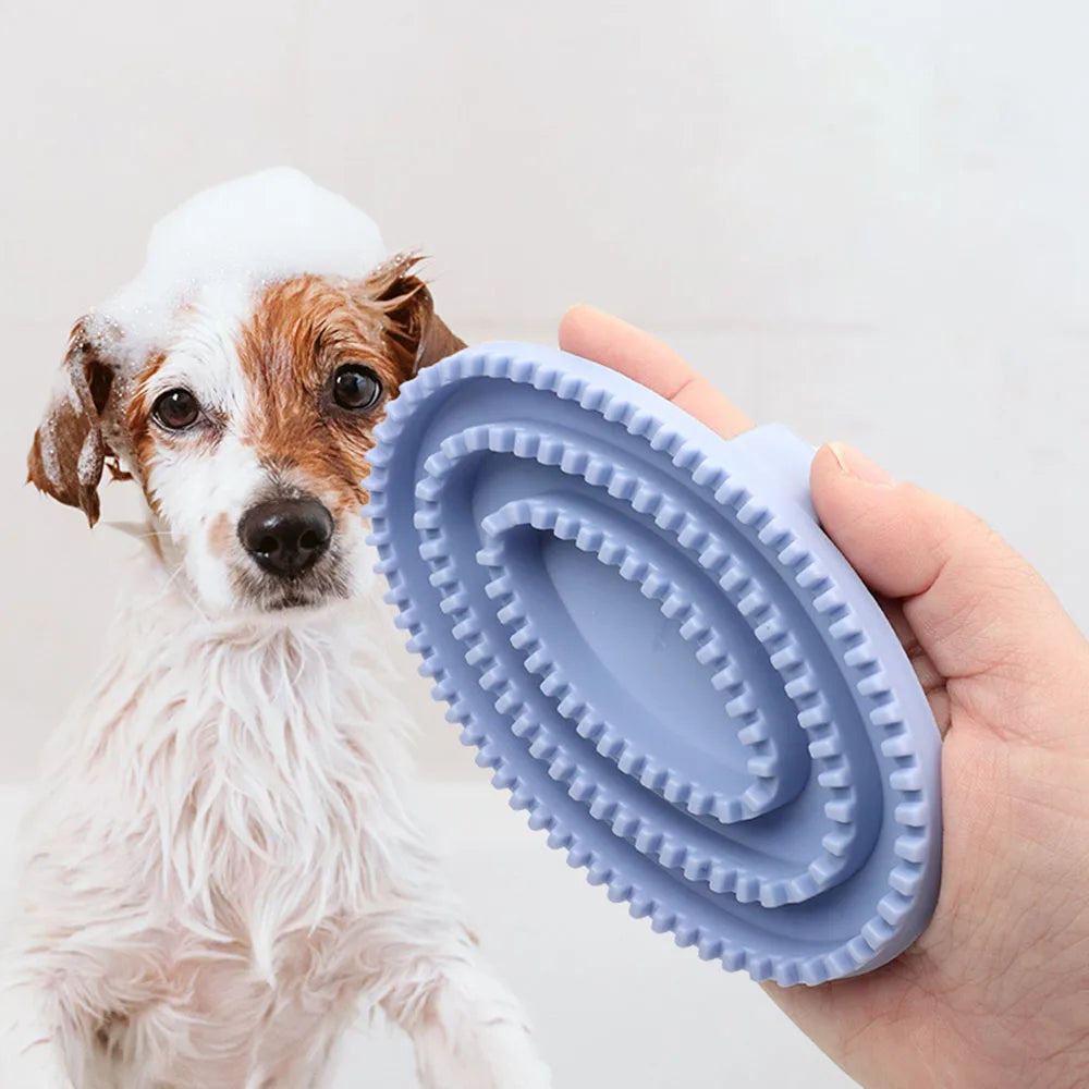 Pet Hair Brush for Cats and Dogs, Grooming Tool for Hair Combing, Deep - clean Stains in Fur, Essential Pet Supplies