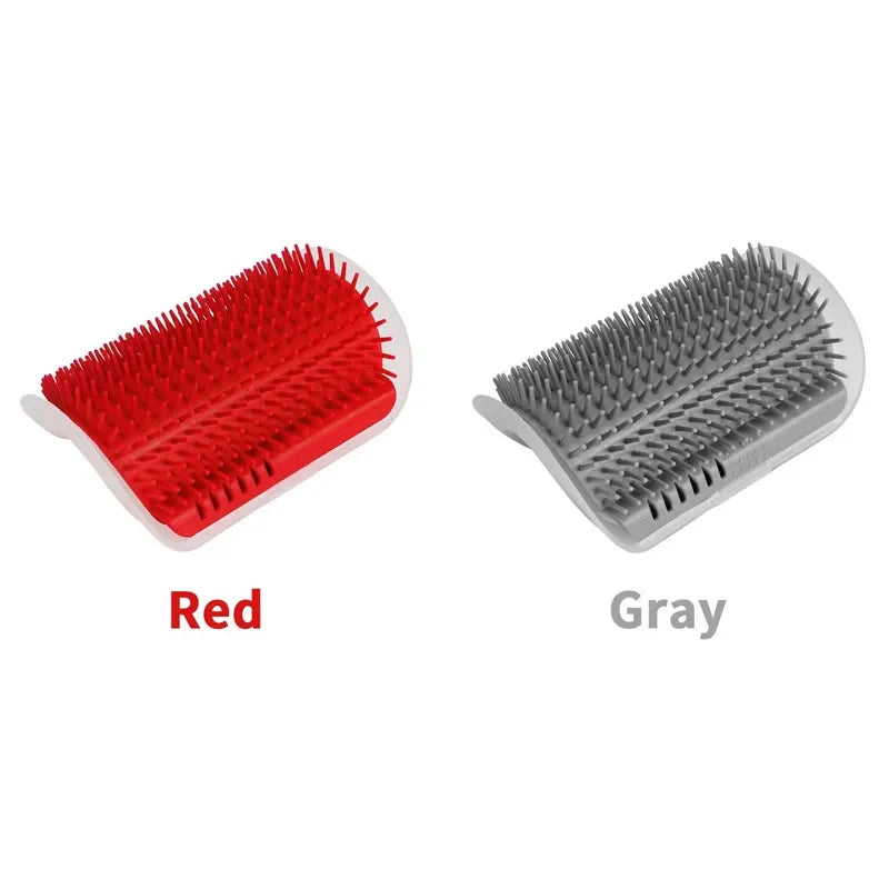 1-4Pcs Pet Cat Wall Corner Brush Comb Cat Playing Toy Massager With A Tickling Comb Soft Cat Self Groomer Pet Grooming Supplies