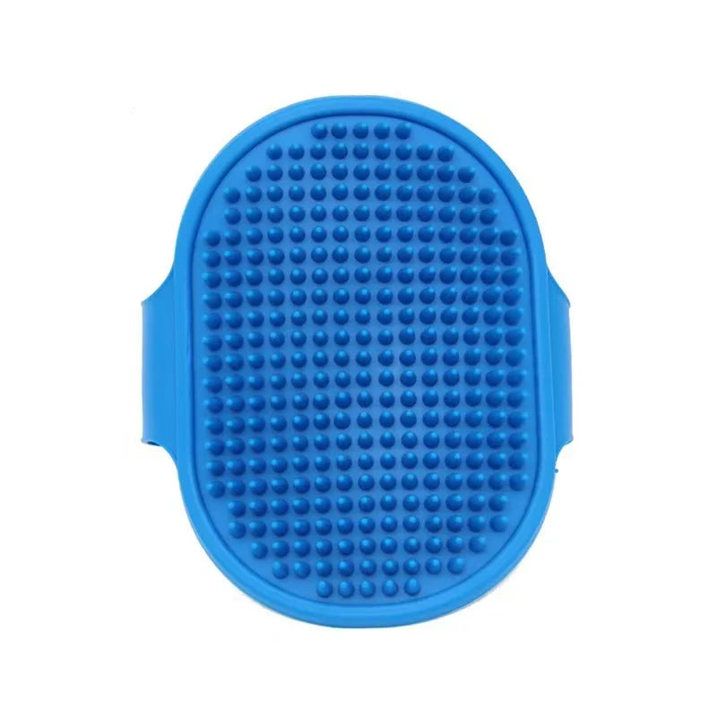 Silicone Pet Bath Brush Soft Rubber Dog Cat Massage Comb Hair Remover Puppy Kitten Grooming Washing Cleaning Supplies
