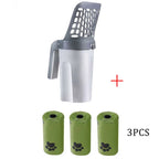 Cat Litter Shovel Scoop One-Piece Filters Removable Portable Commode Picker Cat Litter Box Cleaning Supplies Pet Accessories