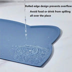 Dog Food Mat Non-Slip Leak Proof Pet Silicone Mat Food Bowl Pad Feeding Cushion for Cats Dogs Pet Accessories GDDM01