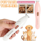 New Dog Cat Rabbit Pet Foot/Face/Hip/Ear/Claw Trimmer Dog Electric Beauty Shaver Cat Claw Hair Low Noise Electric Push Clipper