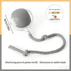 USB Rechargeable Interactive Cat Toys Balls Pets Smart Automatic Electric Rolling Ball for Kitty Tail Teasers with Catnip Gifts