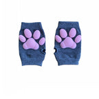 Thigh High Cat Paw Stockings & Arm Warmers