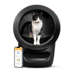 Litter-Robot 4 with Step & Fence by , Black - Automatic, Self-Cleaning Cat Litter Box, Helps Reduce Litter Box, Customized