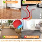 USB Rechargeable Interactive Cat Toys Balls Pets Smart Automatic Electric Rolling Ball for Kitty Tail Teasers with Catnip Gifts