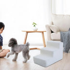 High Density Pet Steps Ladder, Cat Ramp Non Slip Dog Steps, Balanced Pet Steps for Sofa Small Dogs and Cats Couch High Beds