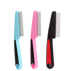 Pet Grooming Comb Durable Long-handled Pet Flea Comb Dog and cat dense tooth comb to remove lice Pet supplies Pet comb