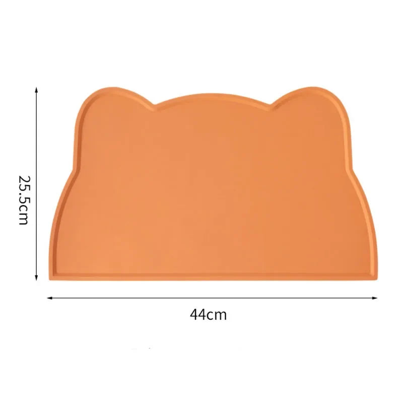 Dog Food Mat Non-Slip Leak Proof Pet Silicone Mat Food Bowl Pad Feeding Cushion for Cats Dogs Pet Accessories GDDM01