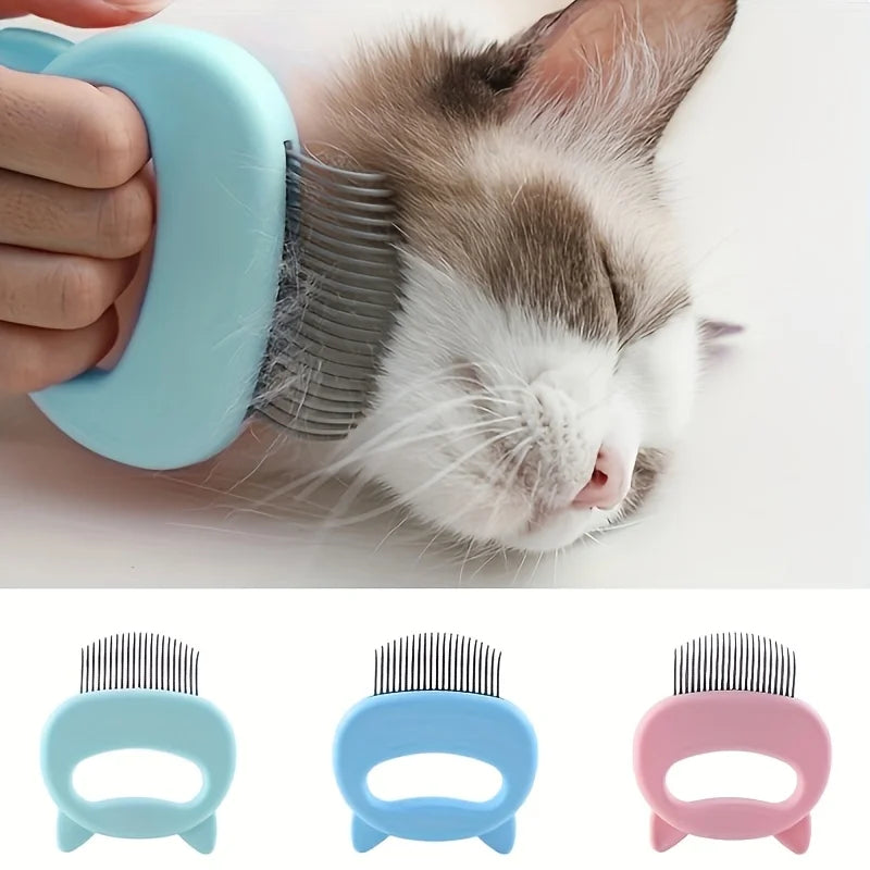 Pet Hair Removal Comb, a Cat Ear Comb and Hair Removal Brush, Gentle Skin, Easy to Clean, Suitable for Gentle and Effective Pet Grooming and Hair Removal, Essential Pet Supplies for Cats and Dogs, Suitable for Multi-Pet Hair Cleaning