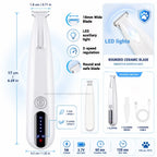 New type of dog paw trimmer with travel lock function fully waterproof pet hair trimmer with LED display screen cat hair trimmer