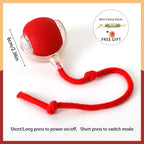 USB Rechargeable Interactive Cat Toys Balls Pets Smart Automatic Electric Rolling Ball for Kitty Tail Teasers with Catnip Gifts