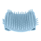 Cat Corner Self Groomer Soft Silicone Massage Cat Itch Board with Catnip for Cats Kittens Dogs Puppies Meditation Blue