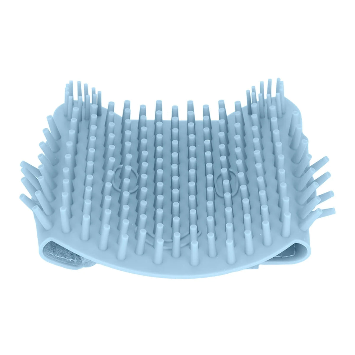 Cat Corner Self Groomer Soft Silicone Massage Cat Itch Board with Catnip for Cats Kittens Dogs Puppies Meditation Blue