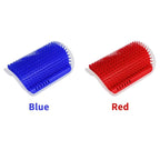 1-4Pcs Pet Cat Wall Corner Brush Comb Cat Playing Toy Massager With A Tickling Comb Soft Cat Self Groomer Pet Grooming Supplies