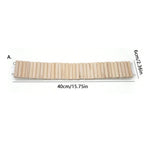 Hamster Wooden Bridge Bendable Climbing Habitat Accessory