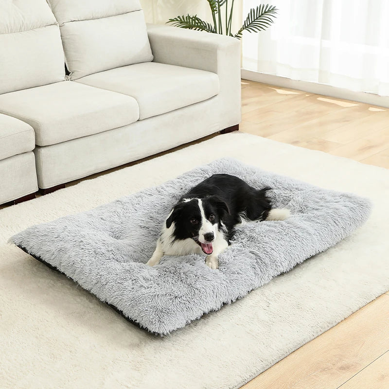 Soft Dog Beds House Soft Long Plush Best Pet Dog Bed For Dogs Basket Pet Products Cushion Cat Bed Cat Mat Animals Sleeping Sofa