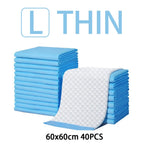 100/50/40/20PCS Absorbent Dogs Diapers Disposable Puppy Training Pee Pads Dry Clean Cushion Dog Supplies pañales para perros