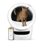 Litter-Robot 4 with Step & Fence by , Black - Automatic, Self-Cleaning Cat Litter Box, Helps Reduce Litter Box, Customized
