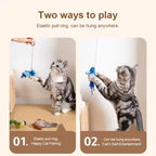 Simulation Chirping Bird Cat Toy Self Amusing Cat Teaser Stick With Catnip Sound Bird Pet Chew Toy Interactive Cat Plaything