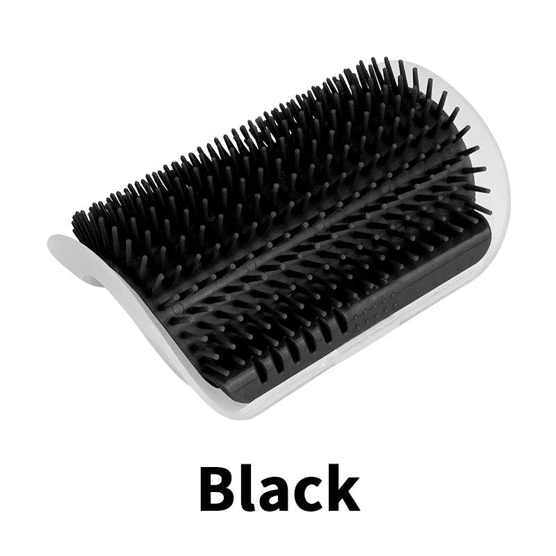 1-4Pcs Pet Cat Wall Corner Brush Comb Cat Playing Toy Massager With A Tickling Comb Soft Cat Self Groomer Pet Grooming Supplies