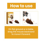 Pet Interactive Plush Mouse Toy - Realistic Squeaky Toy for Cats & Dogs, Lightweight Handheld Play Toy, Bite-Resistant Soft
