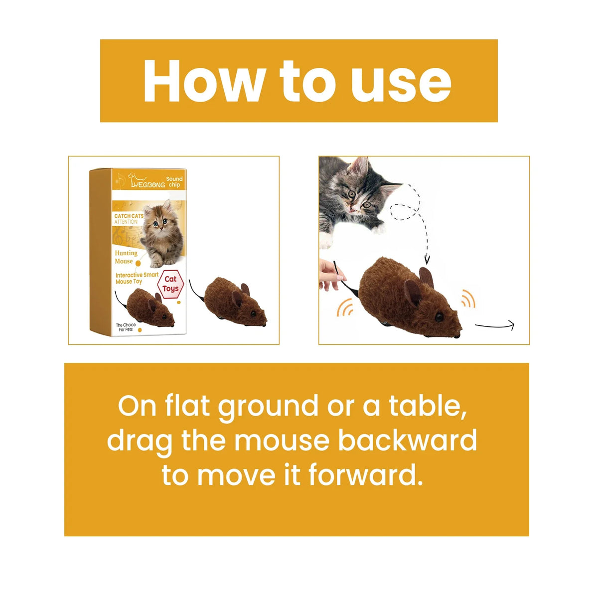 Pet Interactive Plush Mouse Toy - Realistic Squeaky Toy for Cats & Dogs, Lightweight Handheld Play Toy, Bite-Resistant Soft