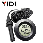 Mini LCD Digital Thermometer Hygrometer | Dual Probe Temperature Humidity Monitor