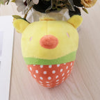 Cute Pet Plush Toy for Dogs Cats Squeaky Sound Soft Teething Clean Teeth Interactive Bite Resistant Chew Toy Pet Supplies