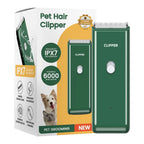 Professional Low Noise Eco Friendly Stainless Steel Battery Powered Pet Grooming Trimmer for Dogs USB Charging Worldwide Voltage